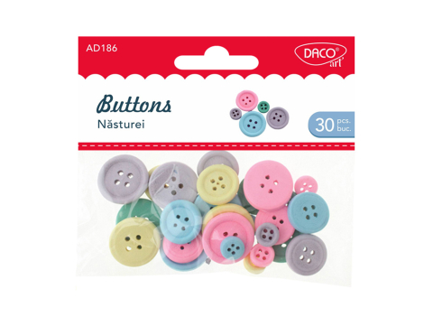 Accesorii craft - Accesorii craft ad186 nasturel nasturi lemn