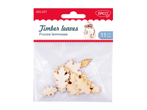 Artă și creativitate - Accesorii craft - Frunze lemnoase Daco