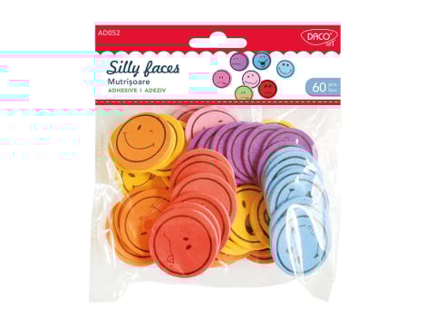 Artă și creativitate - Accesorii craft autoadezive spuma 50/set Mutrisoare