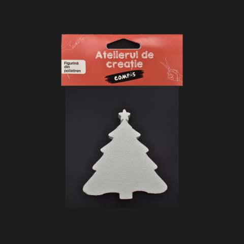 Craft și modelaj - Accesorii craft brad polistiren 15cm