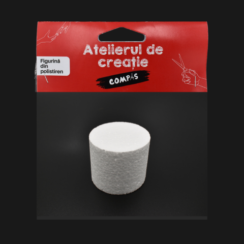 Artă și creativitate - Accesorii craft cilindru polistren 5x6cm