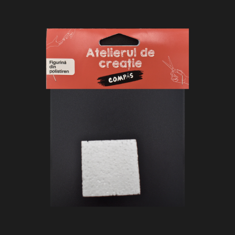 Artă și creativitate - Accesorii craft cub polistiren 5x5cm