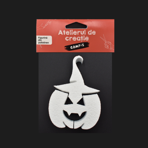 Artă și creativitate - Accesorii craft dovleac cu palarie polistiren