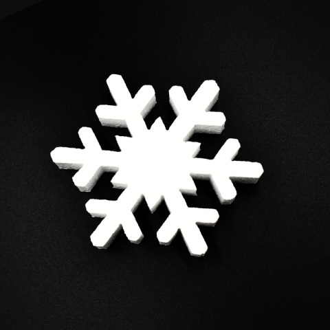 Accesorii craft de Crăciun - Accesorii craft fulgi polistiren 25cm