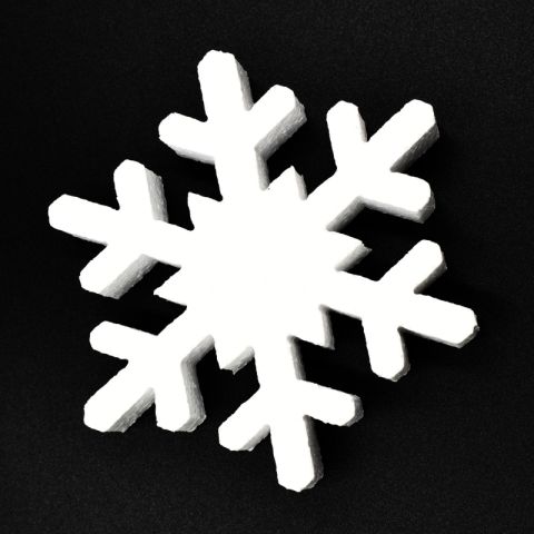 Accesorii craft de Crăciun - Accesorii craft fulgi polistiren 41cm
