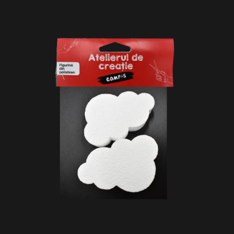 Accesorii craft de Crăciun - Accesorii craft  set 2 norisori polistiren