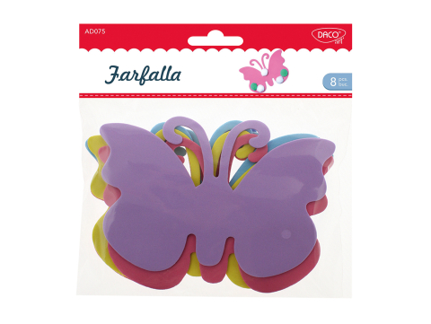 Craft și modelaj - Accesorii craft spuma 8/set Farfalla