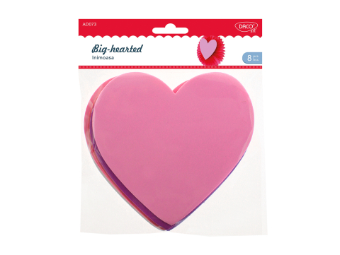 Craft și modelaj - Accesorii craft spuma 8/set Inimoasa