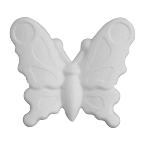 Artă și creativitate - Accesorii creatie polistiren HD fluture alb 1.3x11x12cm Colorarte