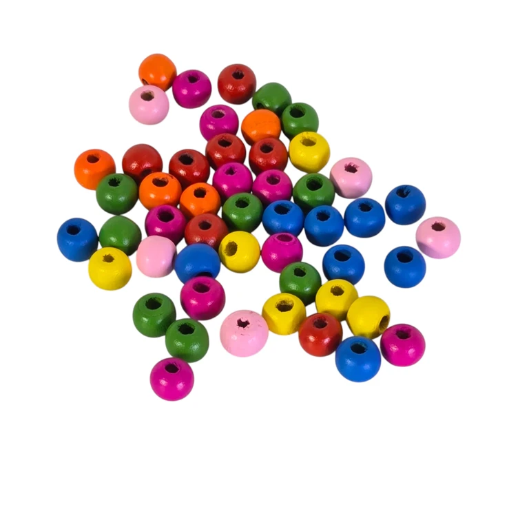 Artă și creativitate - Margele decorative multicolor 8x9 mm