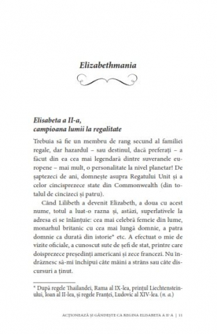 Actioneaza si gandeste ca Regina Elisabeta a II-a – Dorica Lucaci [1]
