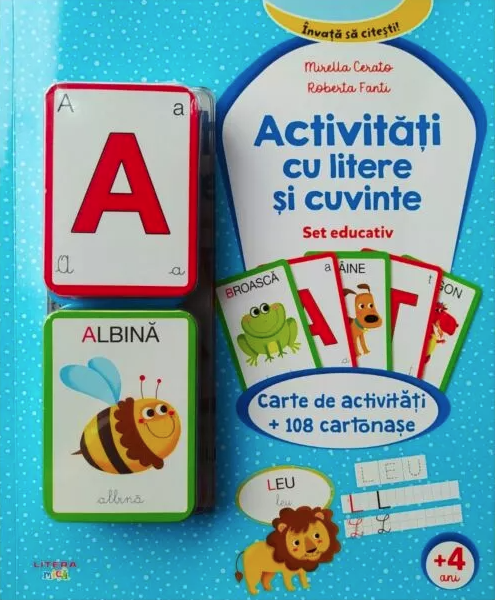 Cărți pentru copii - Activitati cu litere si cuvinte - Mirella Cerato, Roberta Fanti