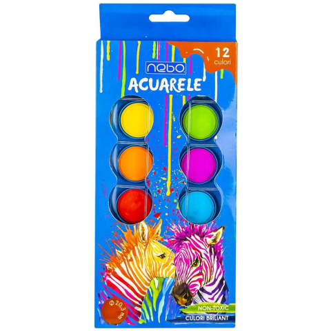 Acuarele 12 culori Nebo [1]