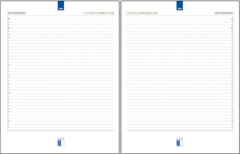 Agenda A4 nedatata 21 x 28 cm rosie Activ Ego [2]
