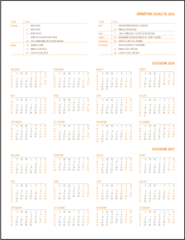 Agenda A4 saptamanala rosie texturata 2026 lux Ego [1]