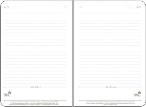 Agenda A5 nedatata verde eco Ego [1]