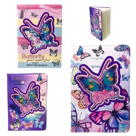 Planificare și agende - Agenda cu fluturi 14x21 cm