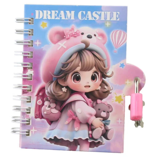 Agenda cu lacat 10x11 cm Dream Castle diferite modele [1]