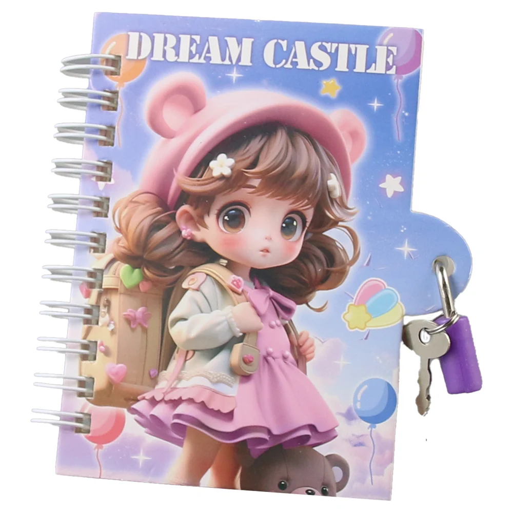 Agenda cu lacat 10x11 cm Dream Castle diferite modele [4]