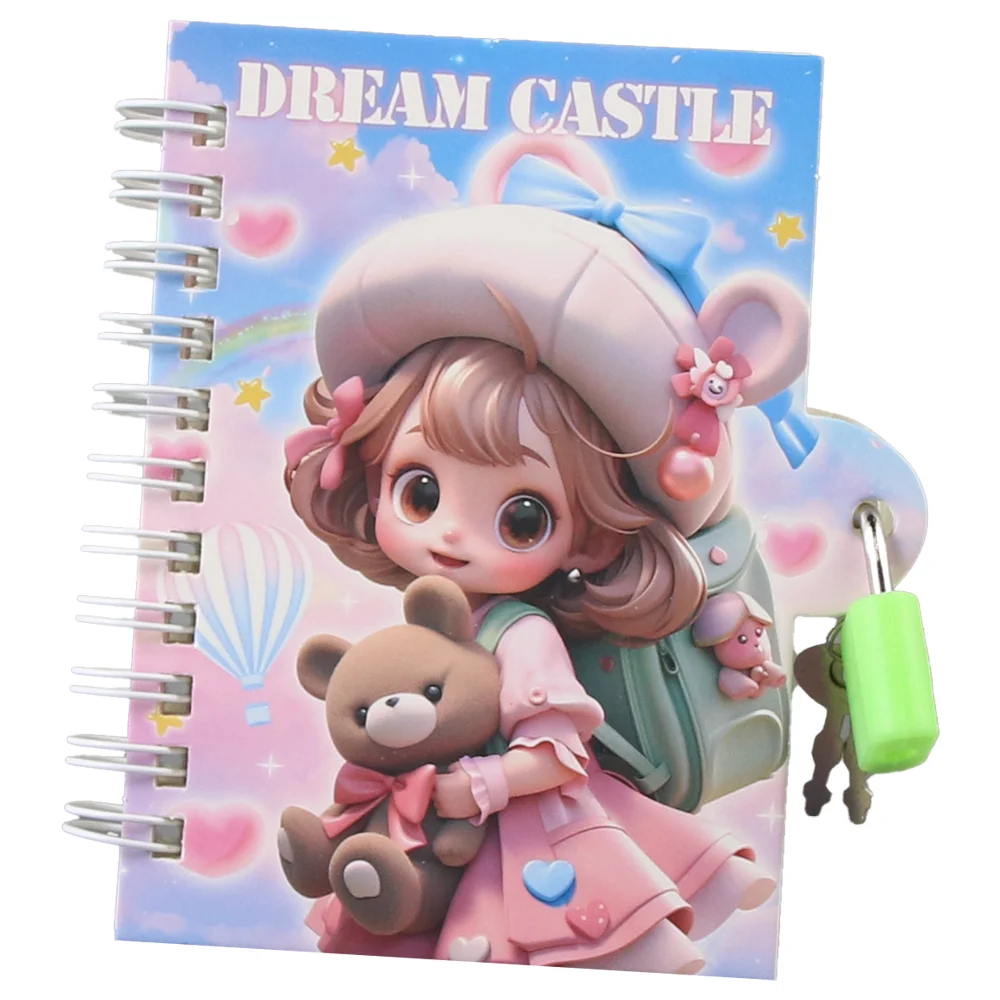 Agenda cu lacat 10x11 cm Dream Castle diferite modele [3]