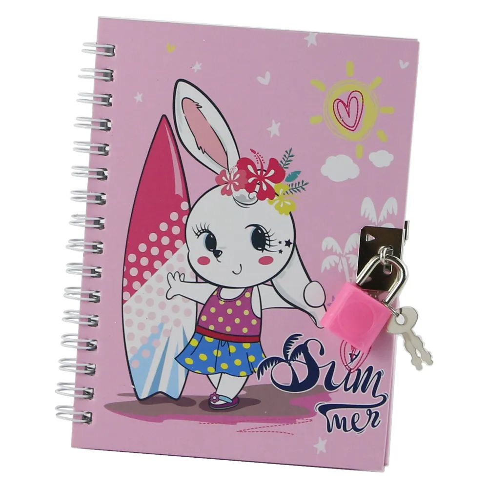 Agenda cu lacat 11x15 cm model iepuras [3]