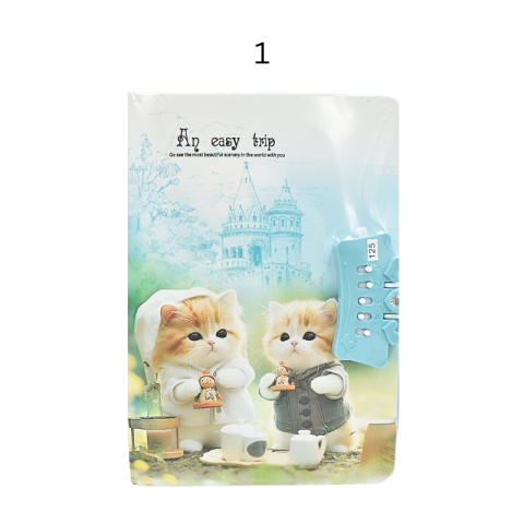 Agenda cu lacat An Easy Trip 14x19cm [1]