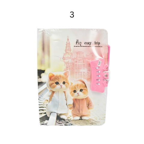 Agenda cu lacat An Easy Trip 14x19cm [3]