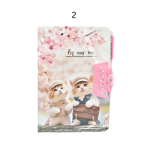 Agenda cu lacat An Easy Trip 14x19cm [2]