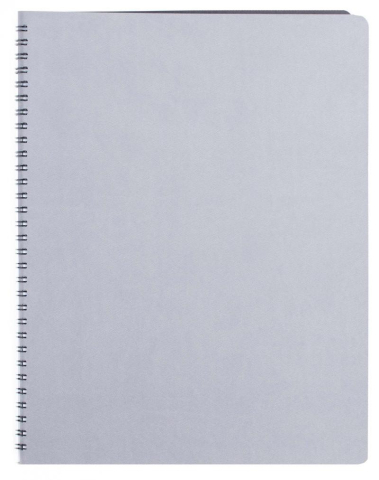 Noutăți Librăria Compas - Agenda nedatata A4 20.5 x 27 cm 128 pagini gri