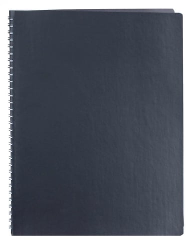 Noutăți Librăria Compas - Agenda nedatata A4 20.5 x 27 cm 128 pagini neagra