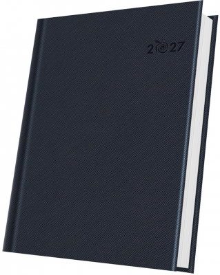 Agende datate - Agenda datata 2027 A5 albastru inchis 352 pagini Premium Deluxe Ortisei