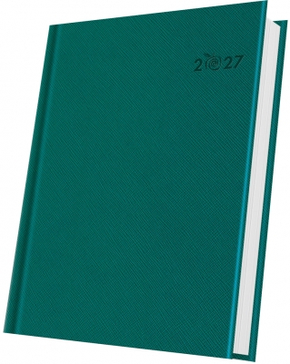 Agende datate - Agenda datata 2027 Herlitz Premium Deluxe Ortisei A5 verde pin 352 pagini