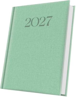 Agende datate - Agenda datata 2027 Herlitz Premium Deluxe Biella A5 verde menta 352 pagini