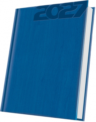 Agende datate - Agenda datata 2027 Herlitz Premium Deluxe Vivione A5 albastru regal 352 pagini