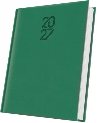 Agende datate - Agenda datata 2027 Herlitz Tucson A5 verde smarald 352 pagini coperta buretata