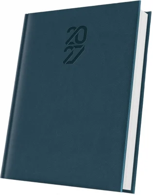 Agende datate - Agenda datata 2027 Herlitz Tucson A5 turcoaz 352 pagini coperta buretata
