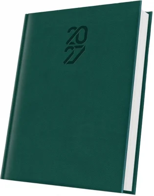 Agende datate - Agenda datata 2027 Herlitz Tucson A5 verde 352 pagini coperta buretata