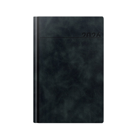 Noutăți Librăria Compas - Agenda datata 2026 A5 352pg Deluxe Chia negru Herlitz