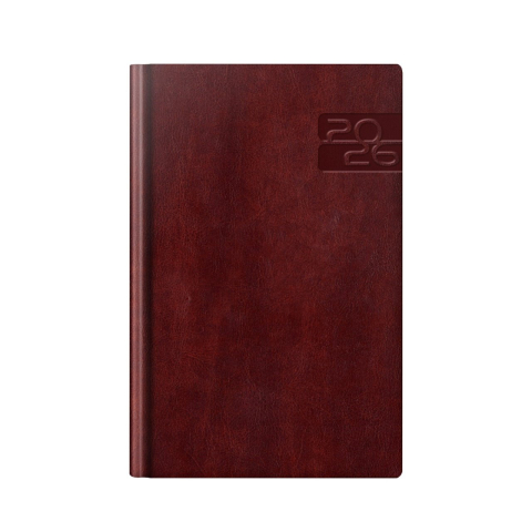 Noutăți Librăria Compas - Agenda datata 2026 A5 maro 352 pagini Premium Deluxe Narni