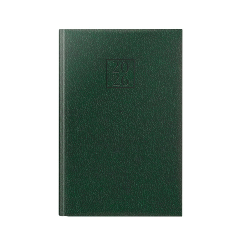 Noutăți Librăria Compas - Agenda datata 2026 A5 verde 352 pagini Edolo DeLuxe