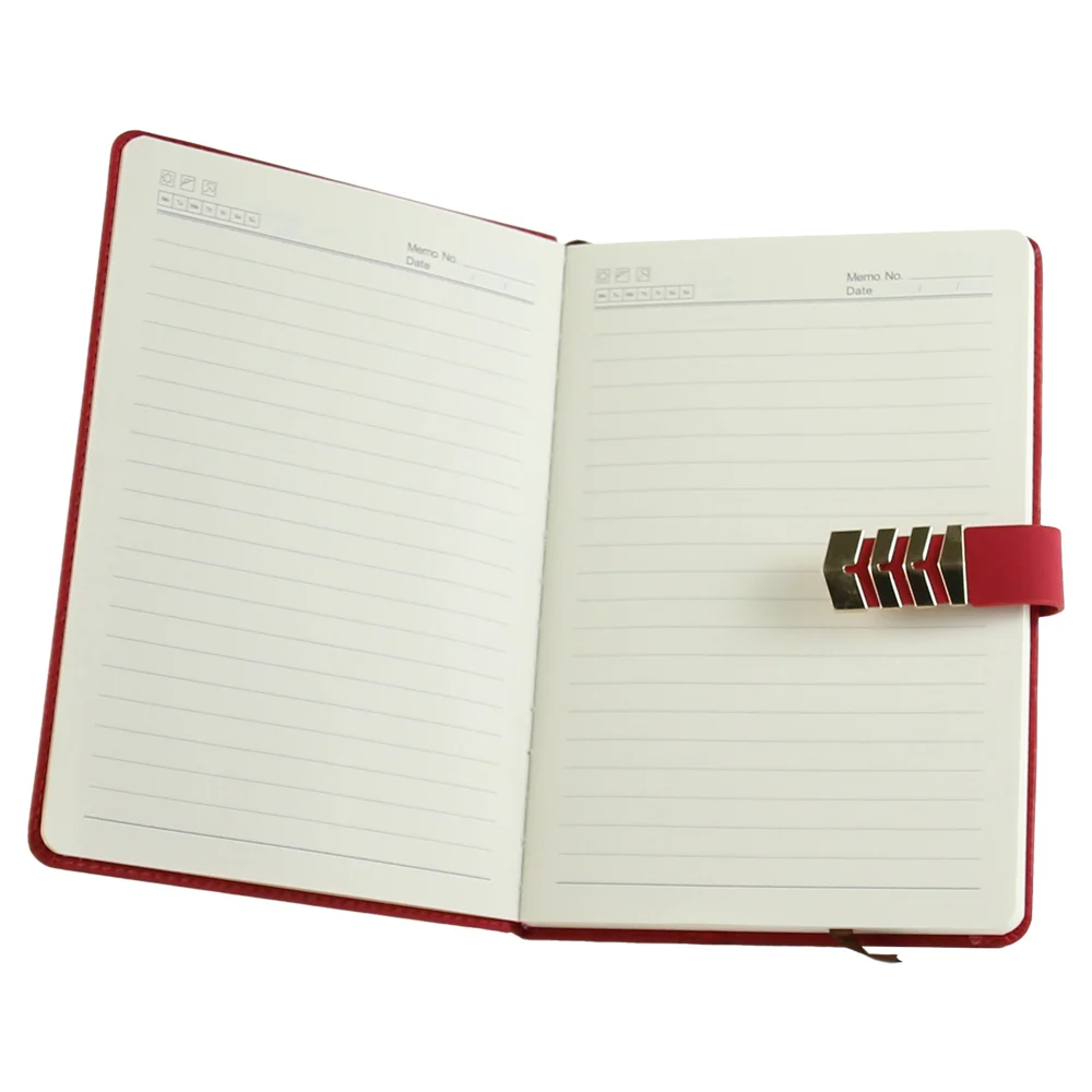 Agenda eleganta 14.5x21 cm rosu [1]