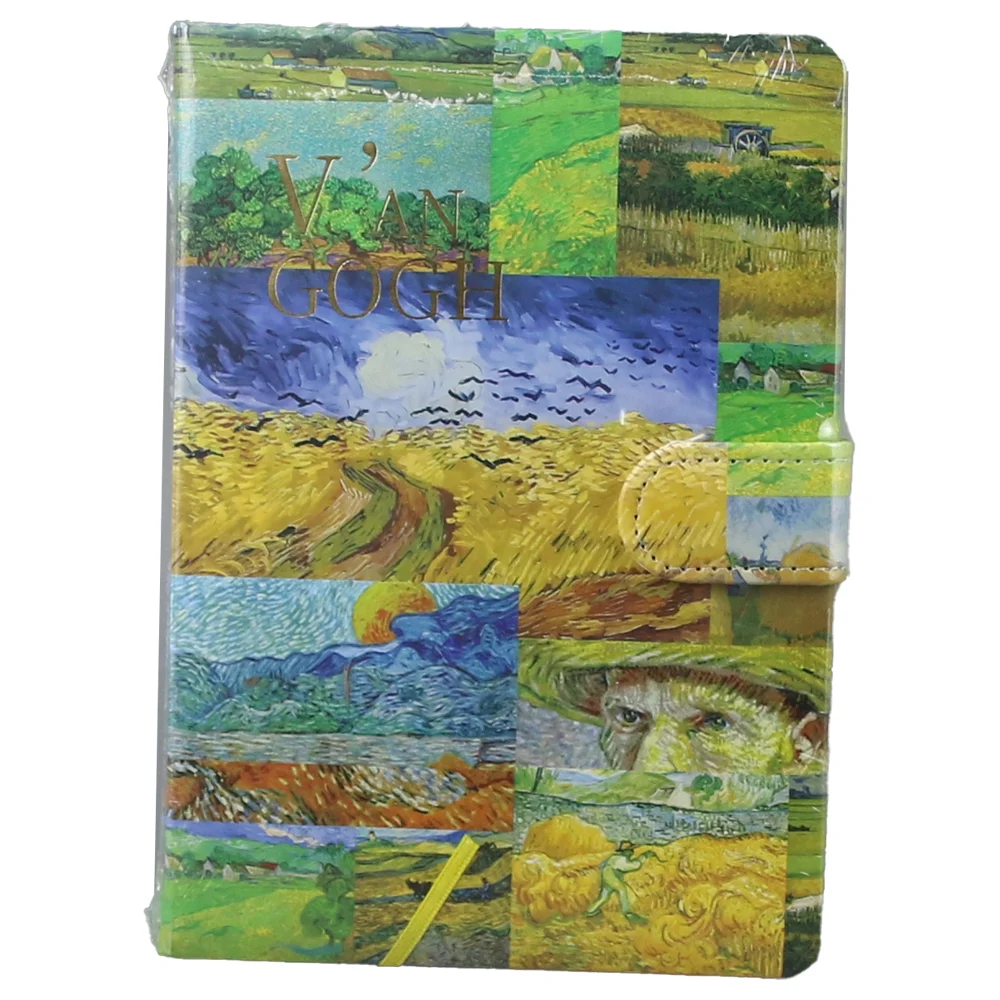 Agenda cu inchidere magnetica 13x17.5 cm Van Gogh Collage [1]