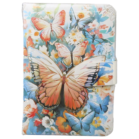 Agenda inchidere magnet 9x13 cm fluture modele diferite [4]