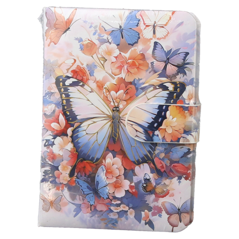 Agenda inchidere magnet 9x13 cm fluture modele diferite [3]