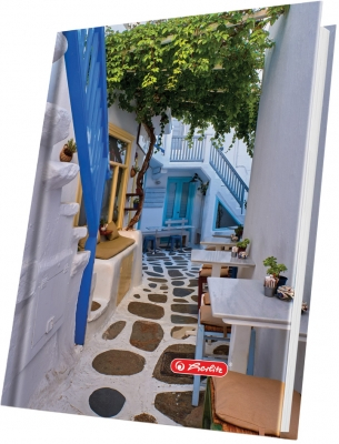 Papetărie și articole din hârtie - Agenda nedatata Herlitz A5 Motive Greece 224 pagini