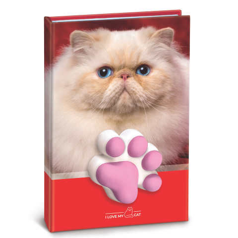 Agenda nedatata cu pisicute squishy 10 x 15 cm culori diferite [3]