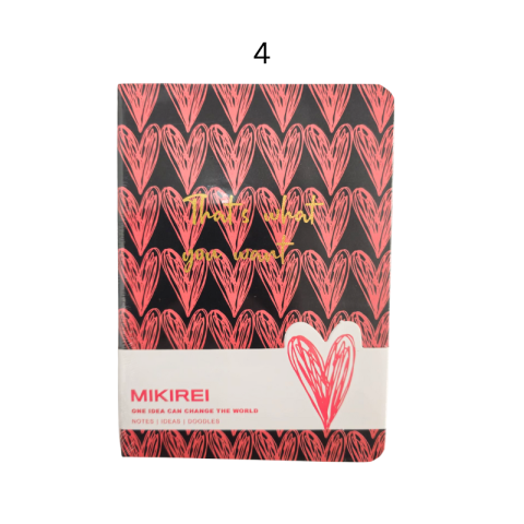 Agenda nedatata inimioare 10x14cm modele diferite [4]