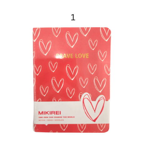 Agenda nedatata inimioare 10x14cm modele diferite [1]