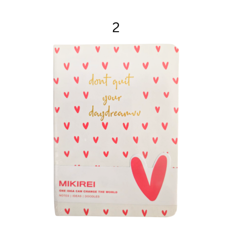 Agenda nedatata inimioare 10x14cm modele diferite [2]