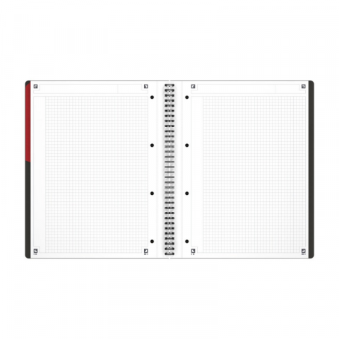 Agenda organizator Oxford International Active Book A4+ 80 file patratele, gri [2]